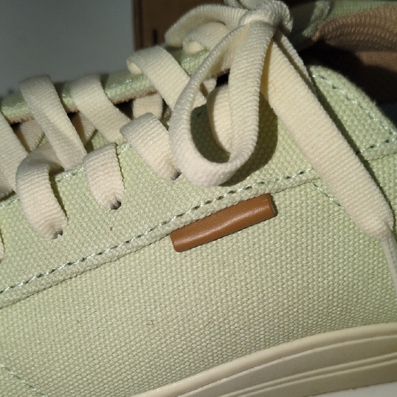 Dr. Scholl's Light Green Canvas Sneakers Womens Size 10 - Picture 11 of 16
